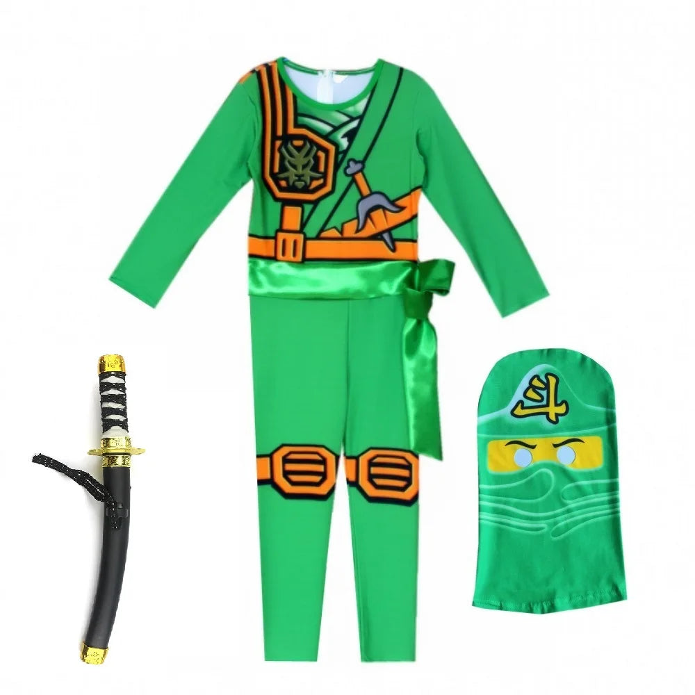 Ninja Cosplay Advanced Latest Role Playing Costume Jumpsuit Set Halloween Christmas Party Ninja