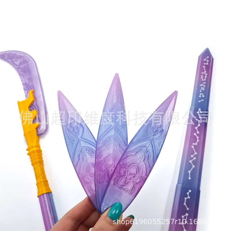 3PCS Hunters Knife For Mira Cartoon Cosplay Swords Props For Rumi Enhanced Version Carnival Cosplay Costume - product image 3