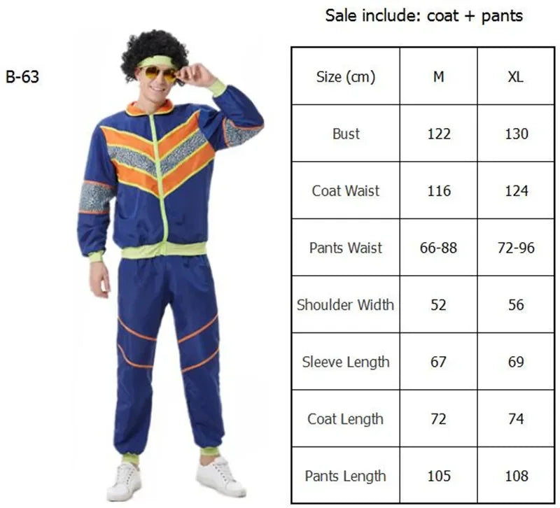 Couples Hippie Costumes for Women Male Vintage 70s 80s Rock Disco Cosplay Outfits Carnival Halloween Party - product image 7
