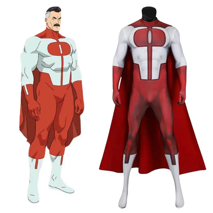 Invincible Omni Man Costume Disguise for Adult Zentai Suit Jumpsuit Nolan Grayson Roleplay - 01 / 170