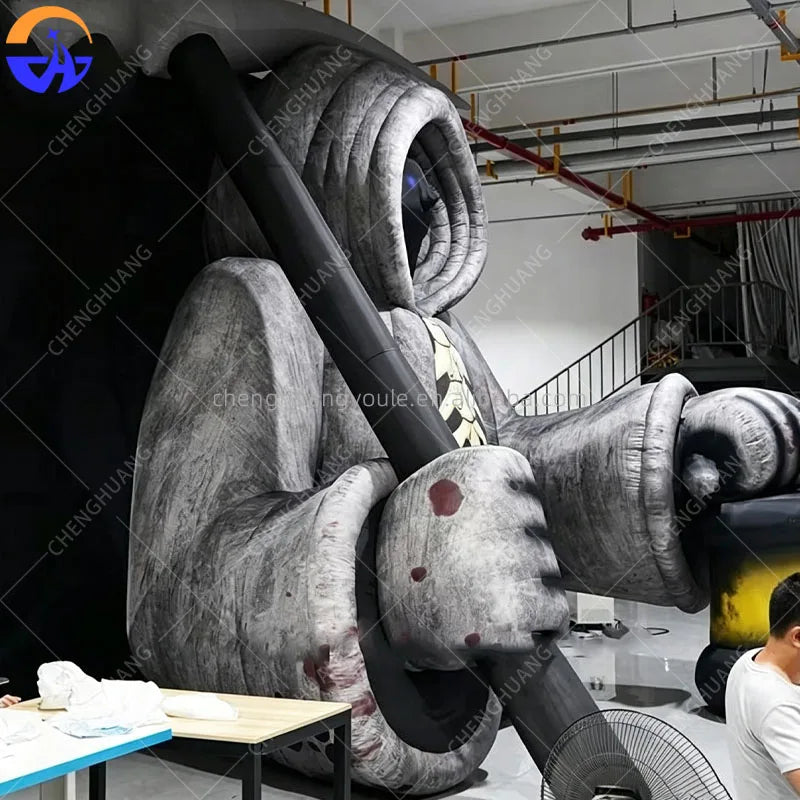 Giant Inflatable LED Death God Model, Halloween Haunted House Nightclub Outdoor CourtyardParty