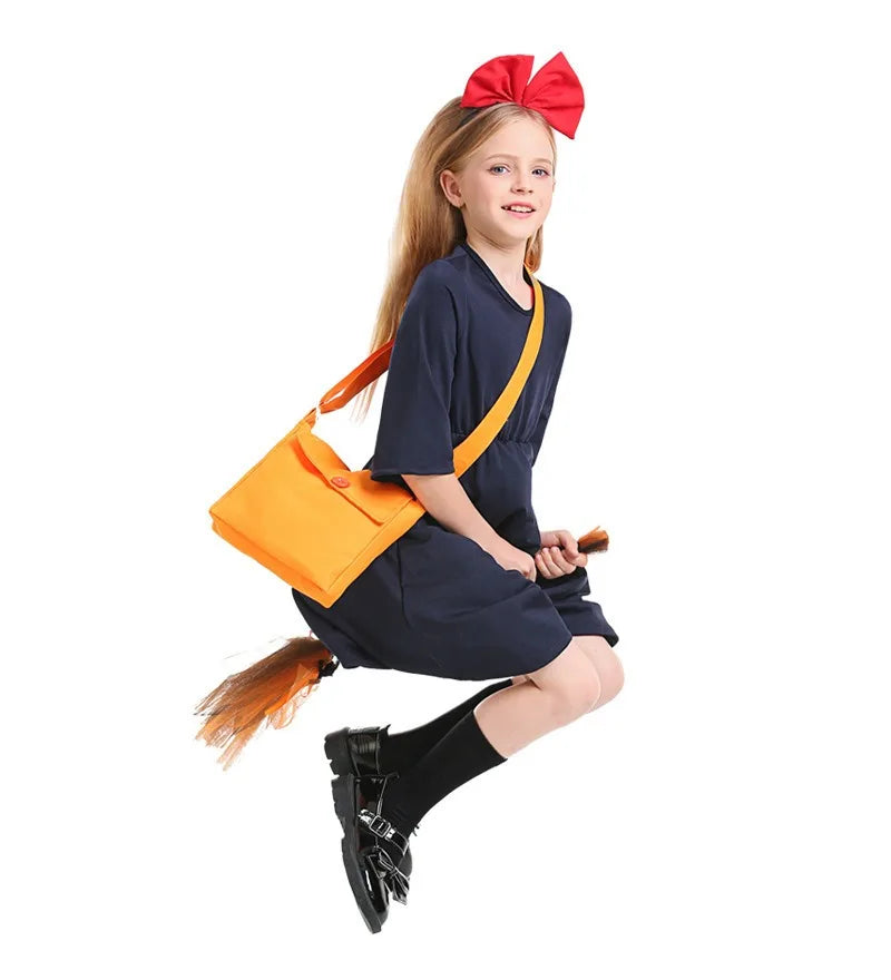 Kids Halloween Costumes Children's Clothes Little Witch Delivery Dress Miyazaki Hayao Cos Kiki Costume Love - product image 1
