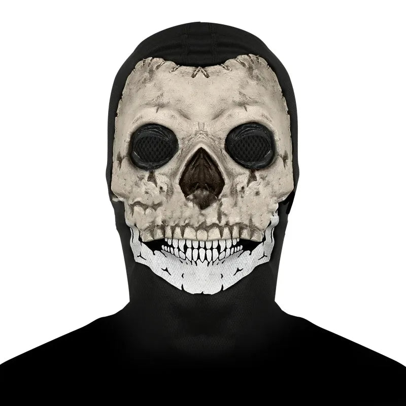 Ghost Skull Head Mask Latex Cod Skeleton Modern Warfare Scary Halloween Cosplay Props Toys for Teen Men Party - product image 4