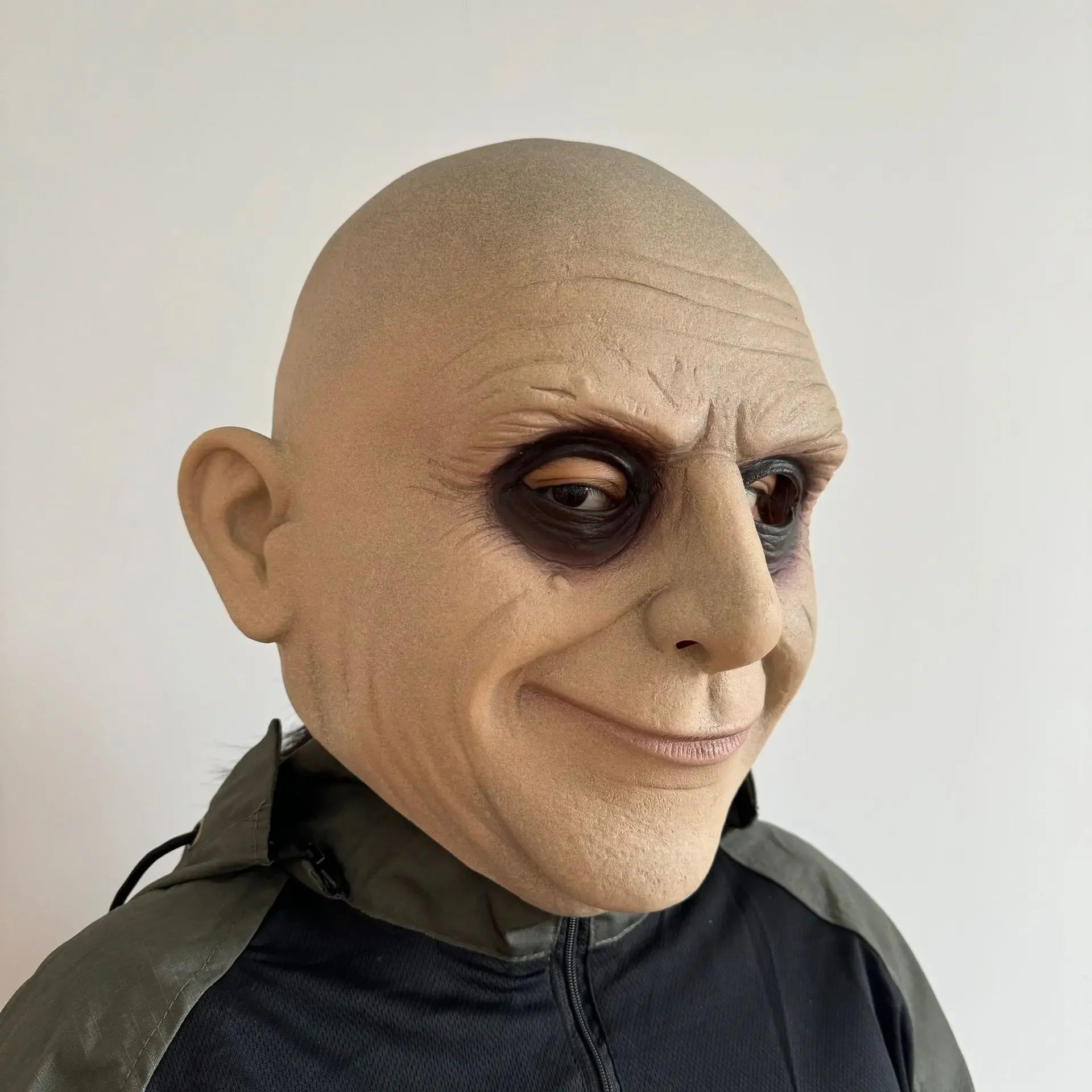 Cosplay Masks Latex Wednesday Uncle Fester Full Head Halloween CostumeParty