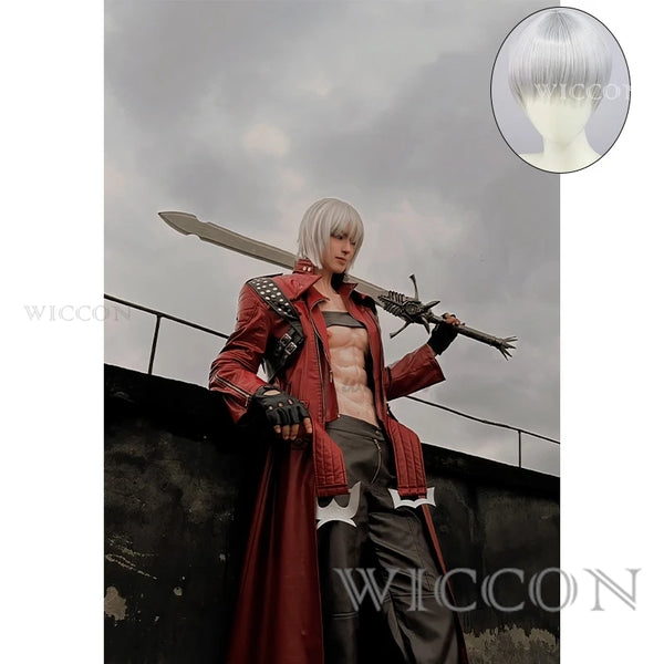 Gaming Halloween Wig for Men - Red Wig