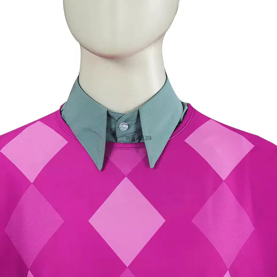 Demon Costume Saja Boys Baby SODA POP Costume Wig Kawaii Lovely Hot Pink Sweater Yellow - Wig Only / L