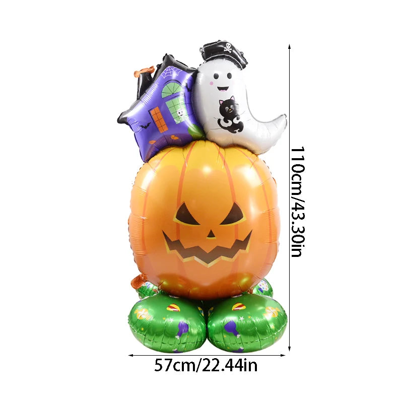 Halloween Pumpkin Balloon Horror Ghost Tree Witch Coffin Aluminum Foil Balloon Halloween Themed Party - product image 8