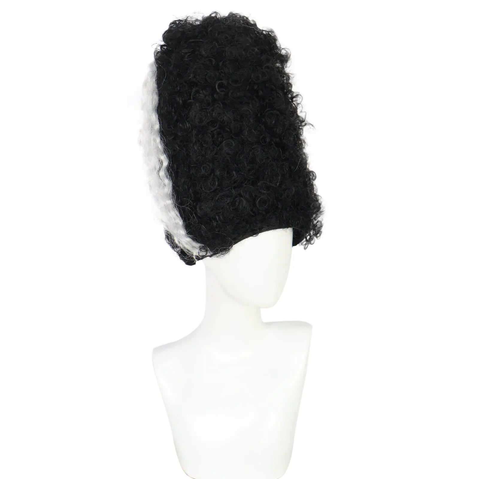 Black & White Monster Bride Wig – Women's Halloween Costume Accessory