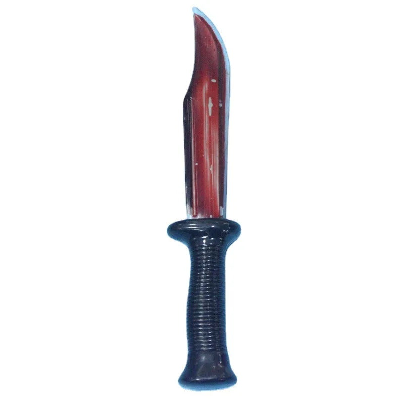 Halloween Role-playing Simulation Blood Knife Makeup Dance Props Horror Prank Imitation Blood Knife - product image 7
