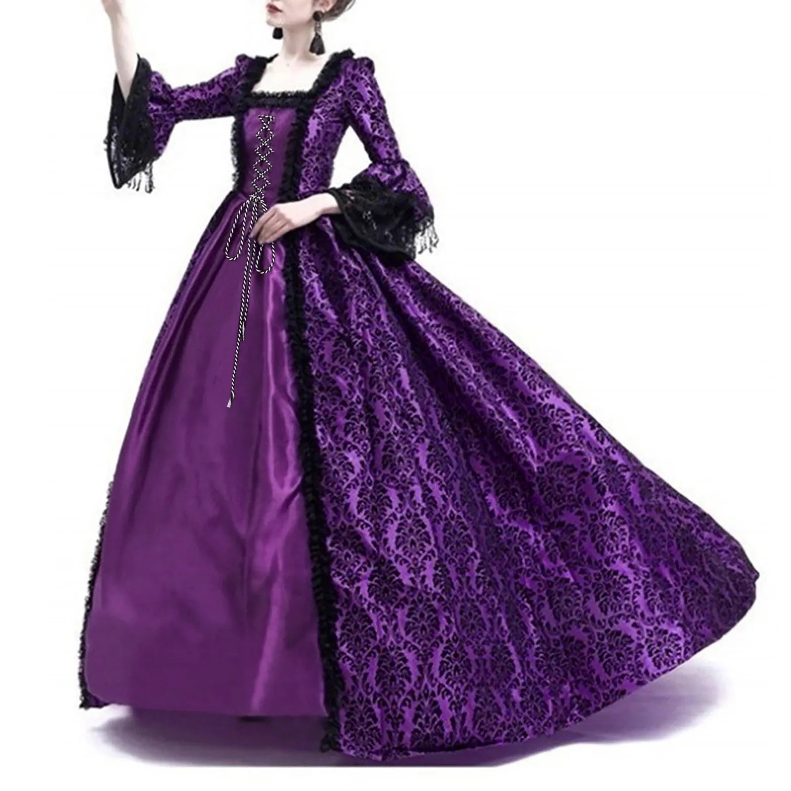 Women's for Medieval Vintage Gothic suit 할로윈 코스튬 para mujer Costume - alternate view 8