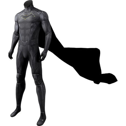 Batman Gotham Knights Costume Superhero Bruce Wayne Jumpsuit Halloween Cosplay Props Bodysuit - J23004B without mask / Size M