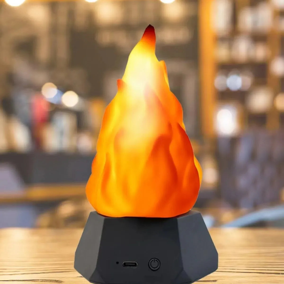 Halloween Decor Flameless Light Pendant Artificial Simulated Luminous Brazier Indoor Outdoor Light Pendant - product image 8