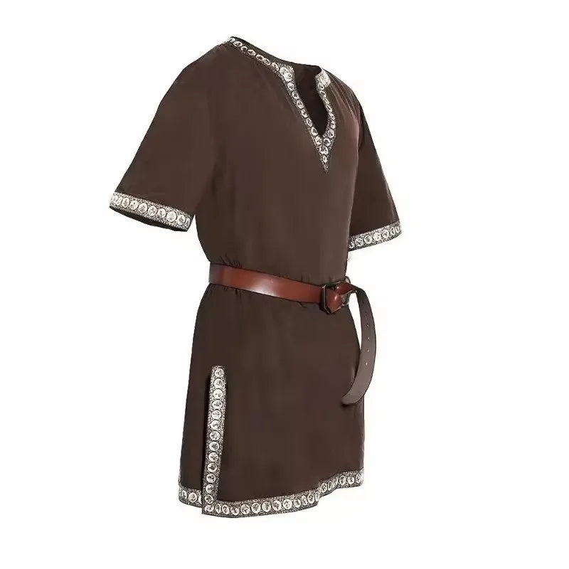 Medieval Shirt Costume T Shirt Child Boys Girls Vikings Pirate Shirt Knight Cotton