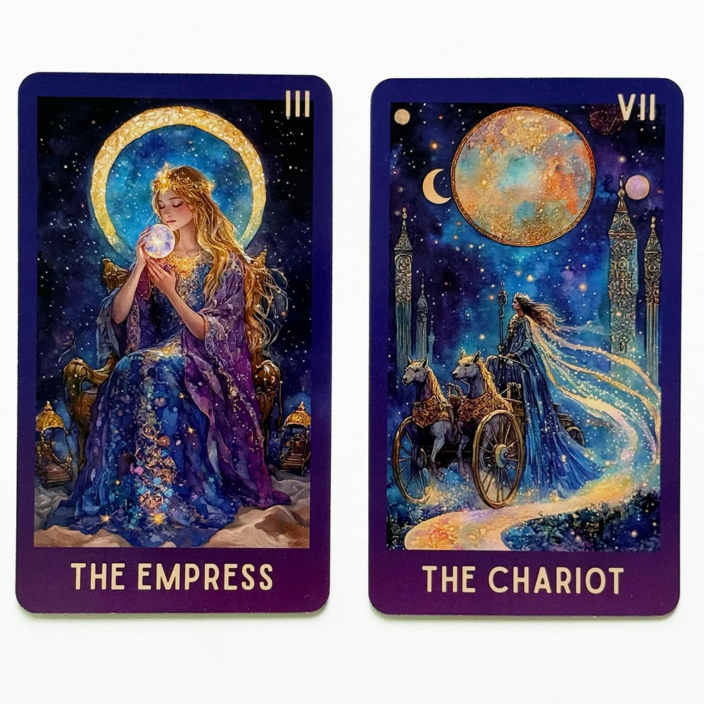 Celestial Tarot Deck – 78 Cards with Guidebook