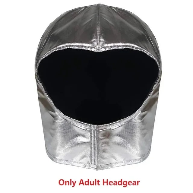 Halloween Adult Children Astronaut Costume Silver Spaceman Men Women Space Suit Halloween Performance Costume - product image 11