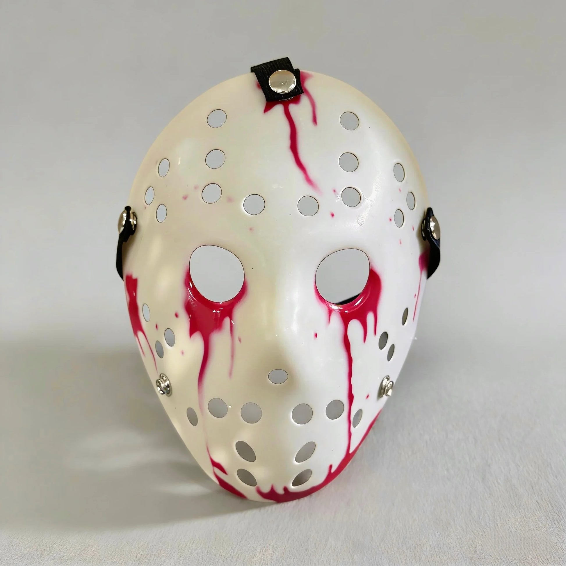Horror Hockey Style Mask Scary Full Face Costume Mask for Adults Halloween Costume and - View 12