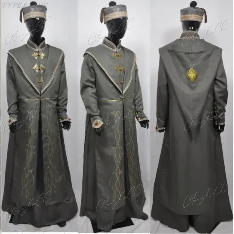 A Halloween Costume Professor Costume Anime Principal Wizardry Costume for Adult - full set / L