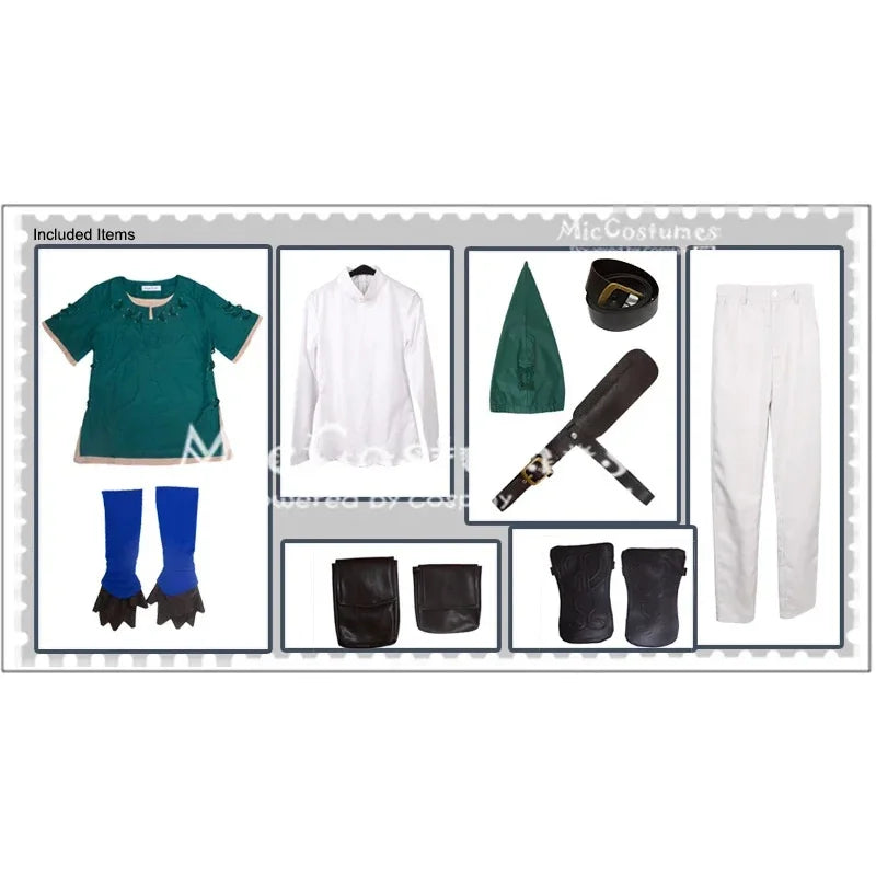 Miccostumes's-8 Princess Link Green halloween costume for Men Cosplay Costumes - product image 6