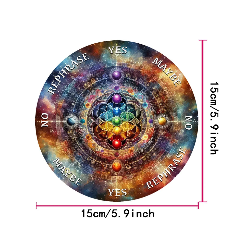 Crystal & Star Astrology Pendulum Divination Mat