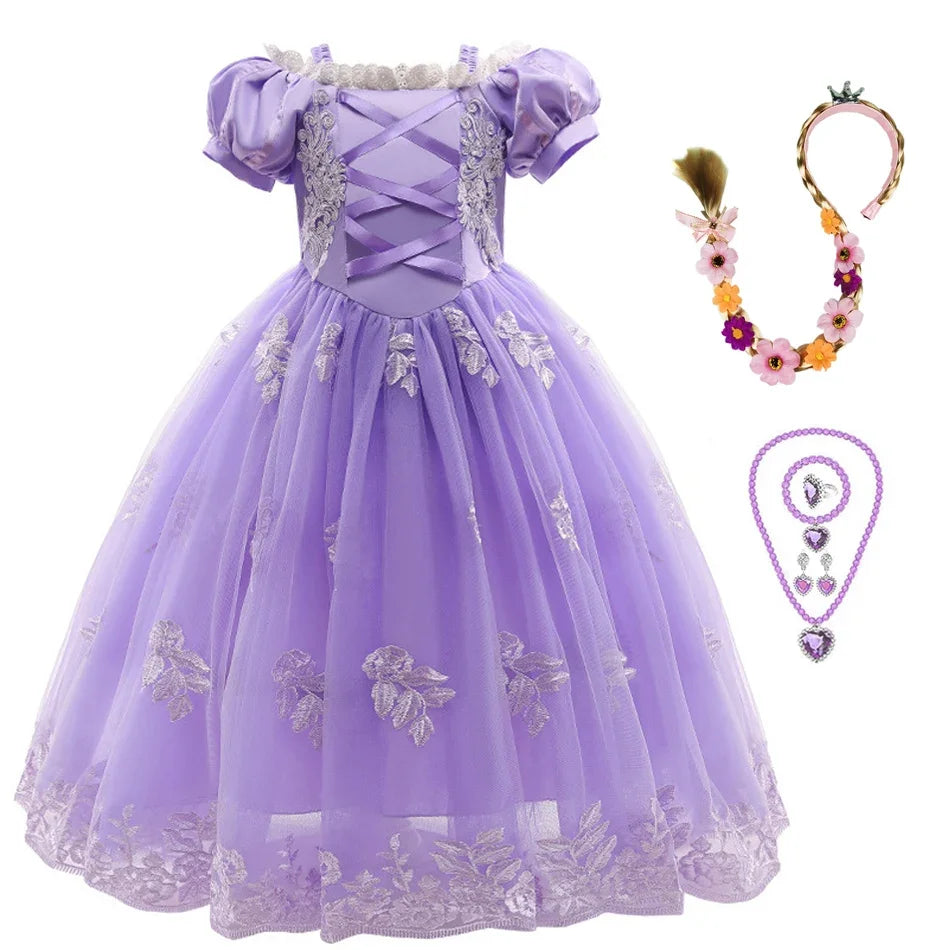 Girls Fairytale Princess Halloween Costume Dress