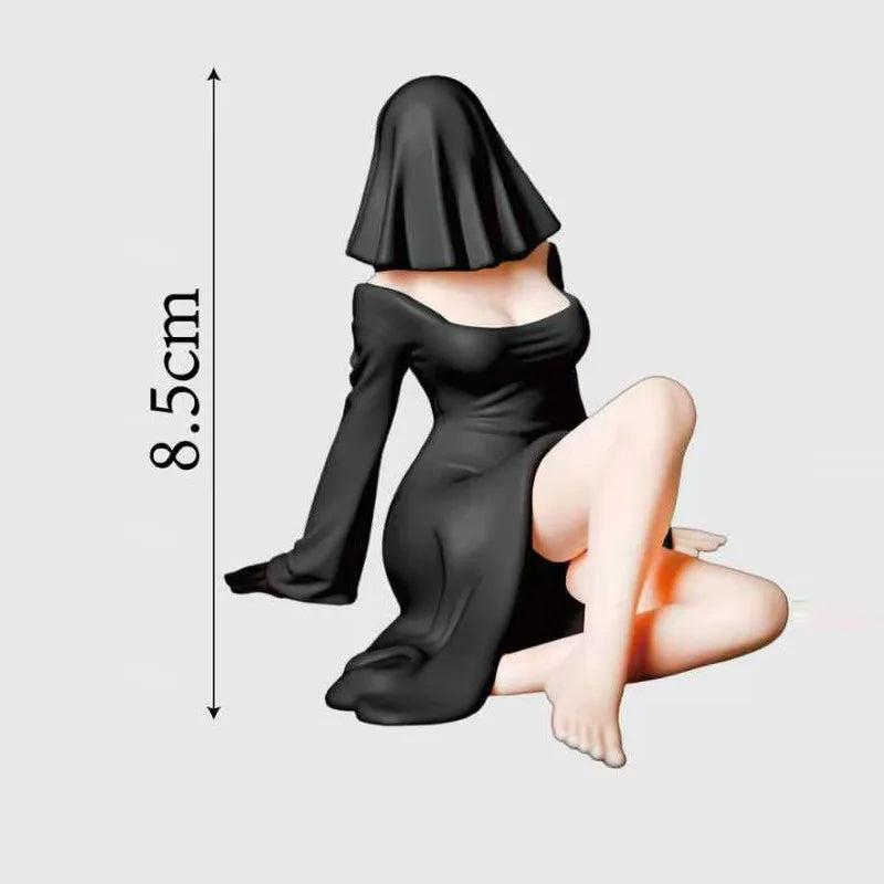 Mystic Halloween Gothic Robe Figurine Car Desk Bookshelf Spooky Art Decor - product image 7