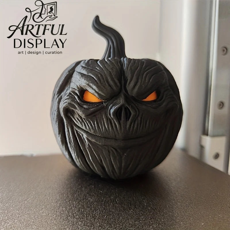 Set Includes Pumpkin Base, Ghost & Hat, 3D Printed Halloween Pumpkin Elf - product image 1
