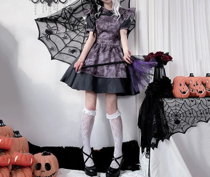 2025 Halloween Costume Witch Dress Casual Fashion Versatile Dress for Women's - Discount Halloween City