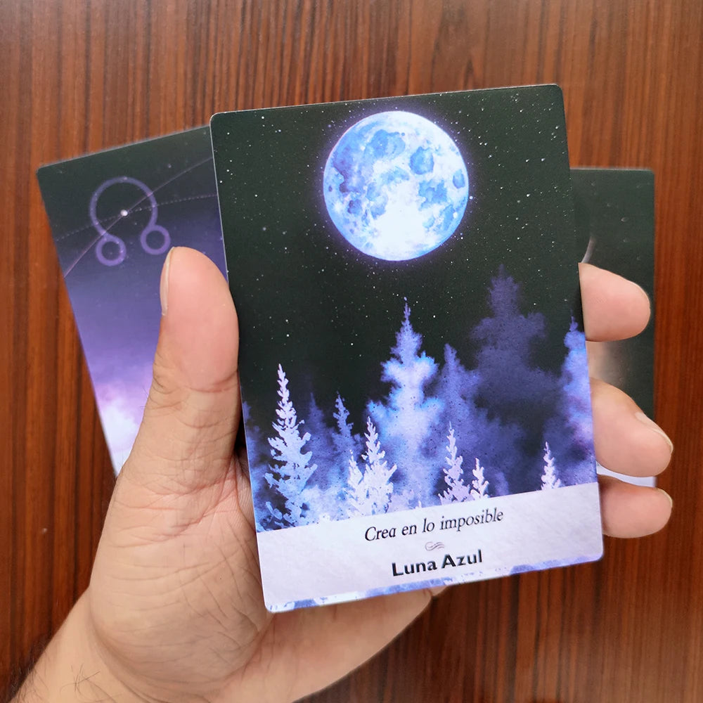 Spanish Oracle Deck with Keywords – 44 Cards