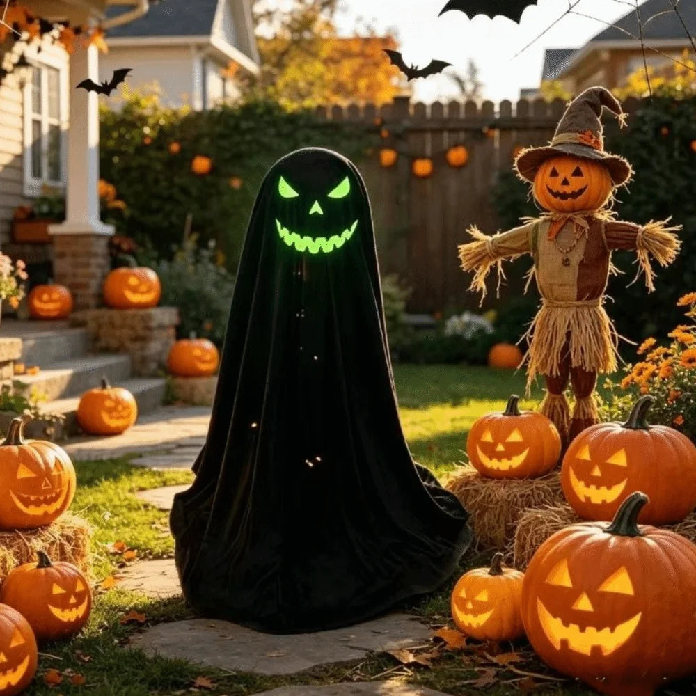Luminous Halloween Standing Ghost Decor Adjustable Gothic Outdoor Light - up - product image 5