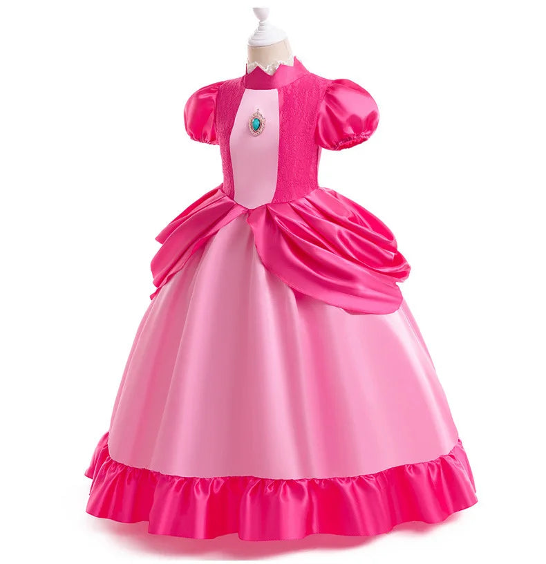 Kids’ Pink Video Game Princess Halloween Costume