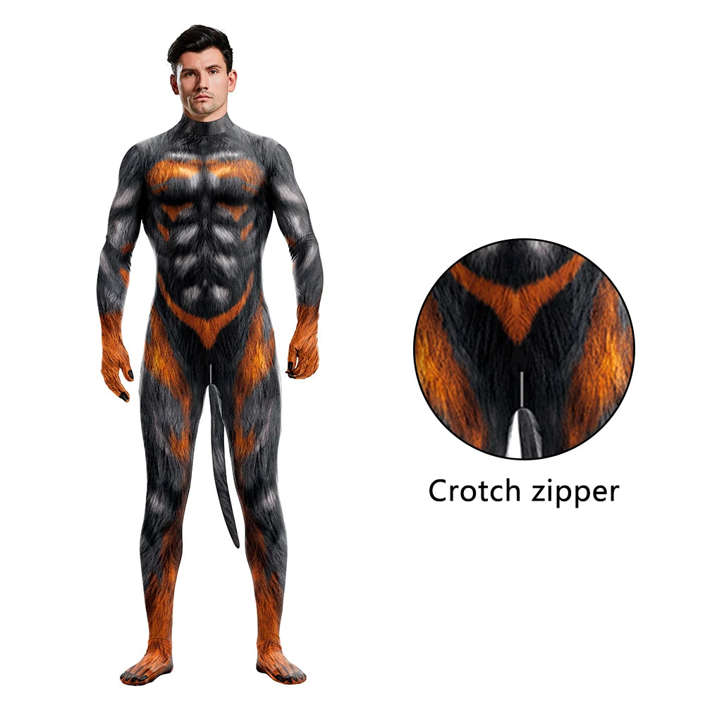 NADANBAO Adult Animal Costume – Dalmatian & Cow Print Catsuit Designs
