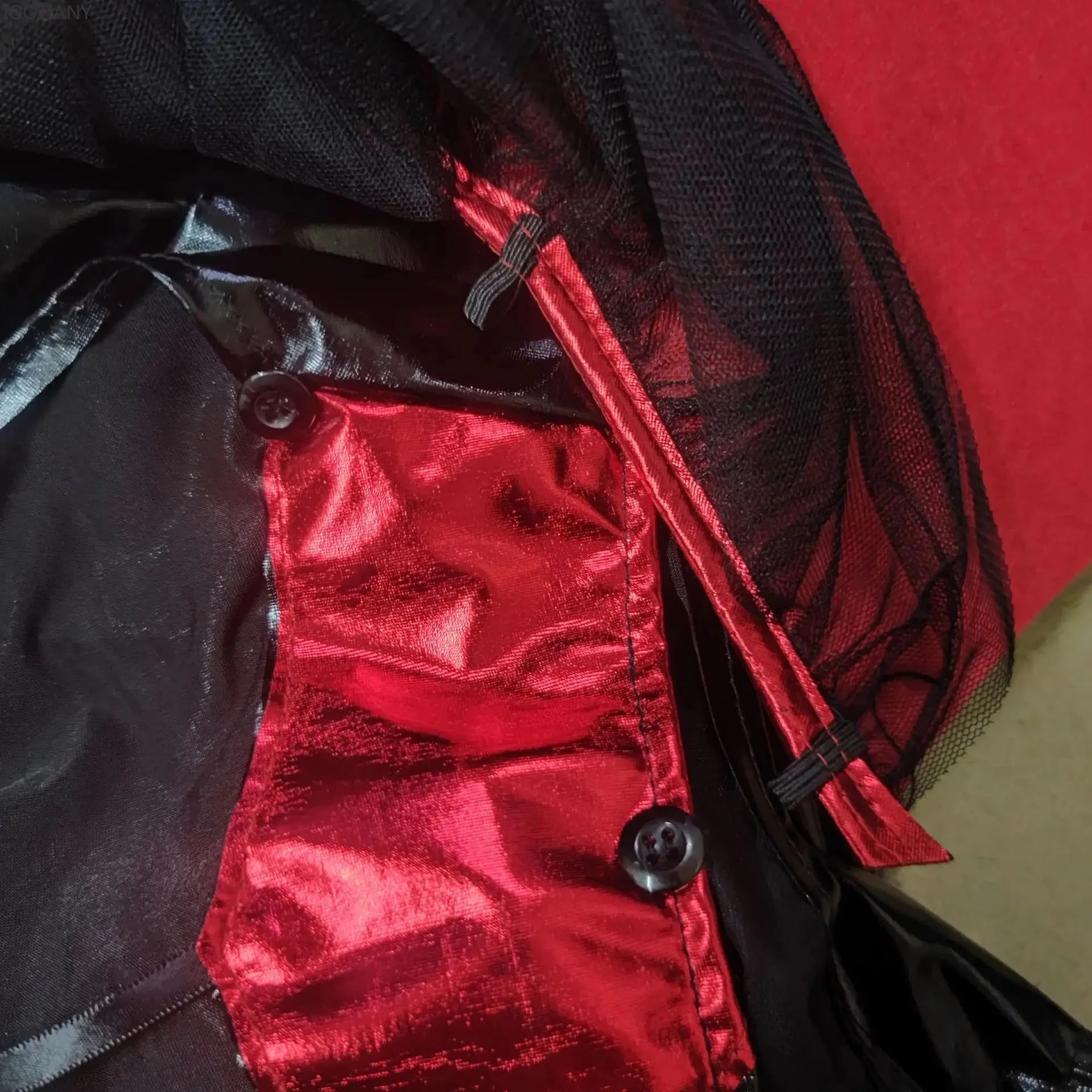 Women's Halloween Carnival Costume Witch Vampire Dress Patent Leather Prom Demon Vampire Girl Devil Costume - product image 3