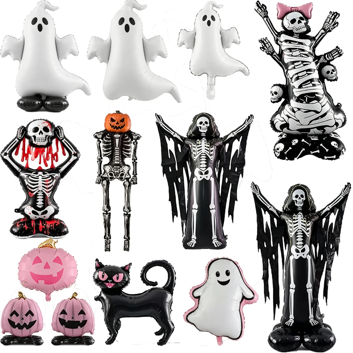 Foil Balloon Trick Treating Haunted House Halloween Decoration - product image 2