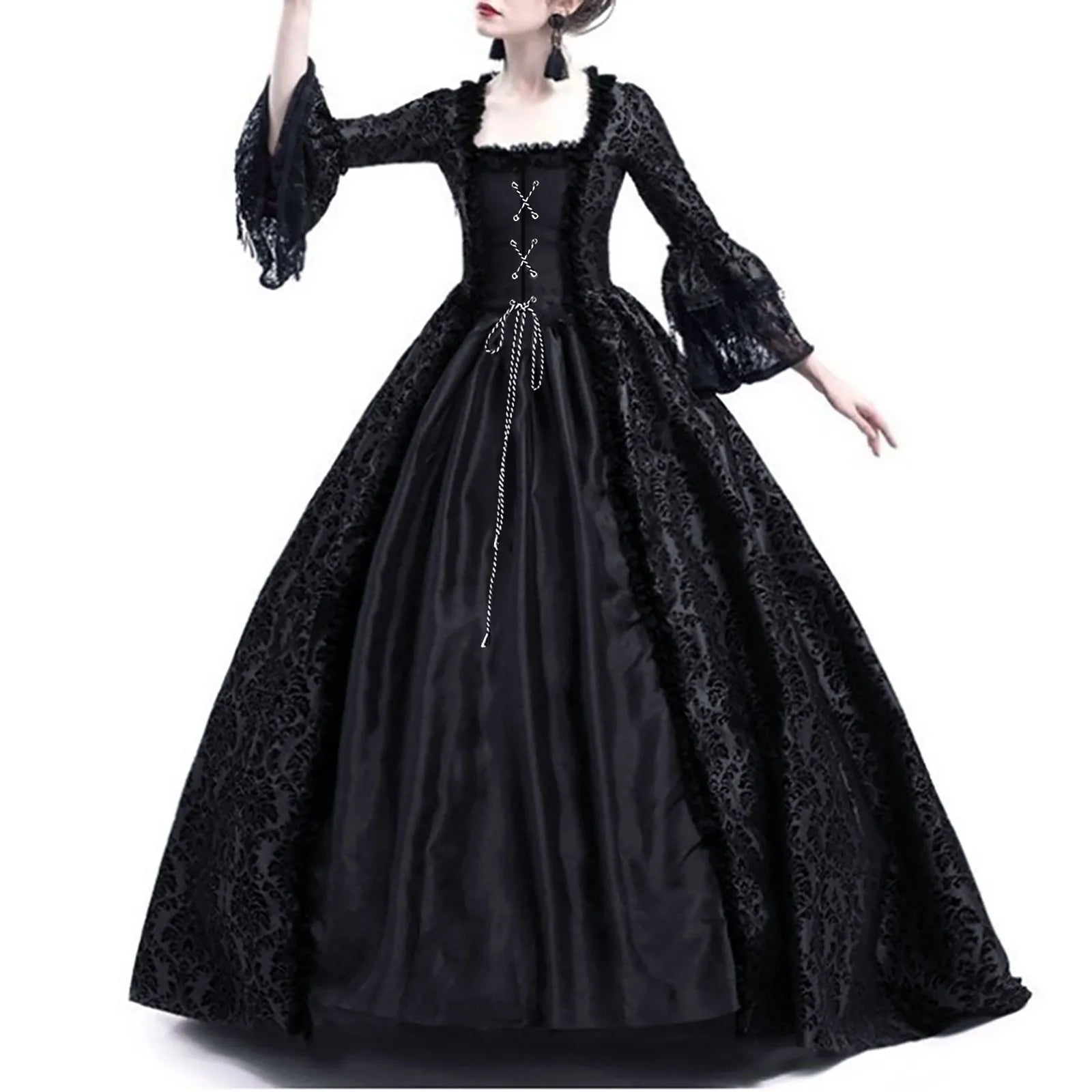 Women's for Medieval Vintage Gothic suit 할로윈 코스튬 para mujer Costume - alternate view 6