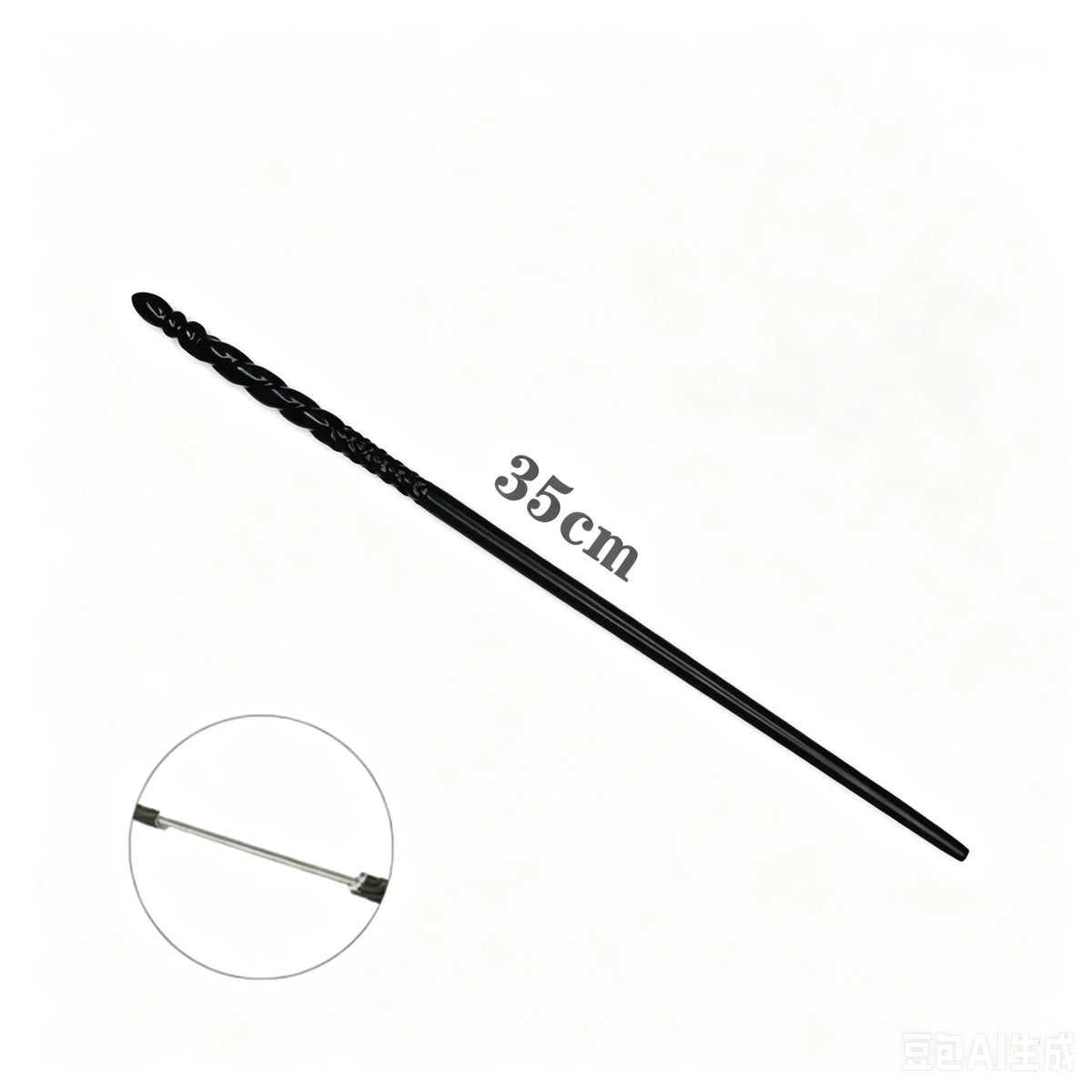 Wizard-Inspired Metal Core Magic Wand Cosplay Prop