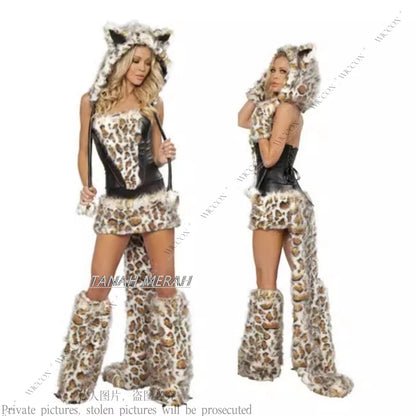 Halloween Party Frog Penguin Panda Cat Fox Monster Dinosaur Pirate Cosplay Costume Jumpsuit Woman Man Party Role Play Bunny Girl
