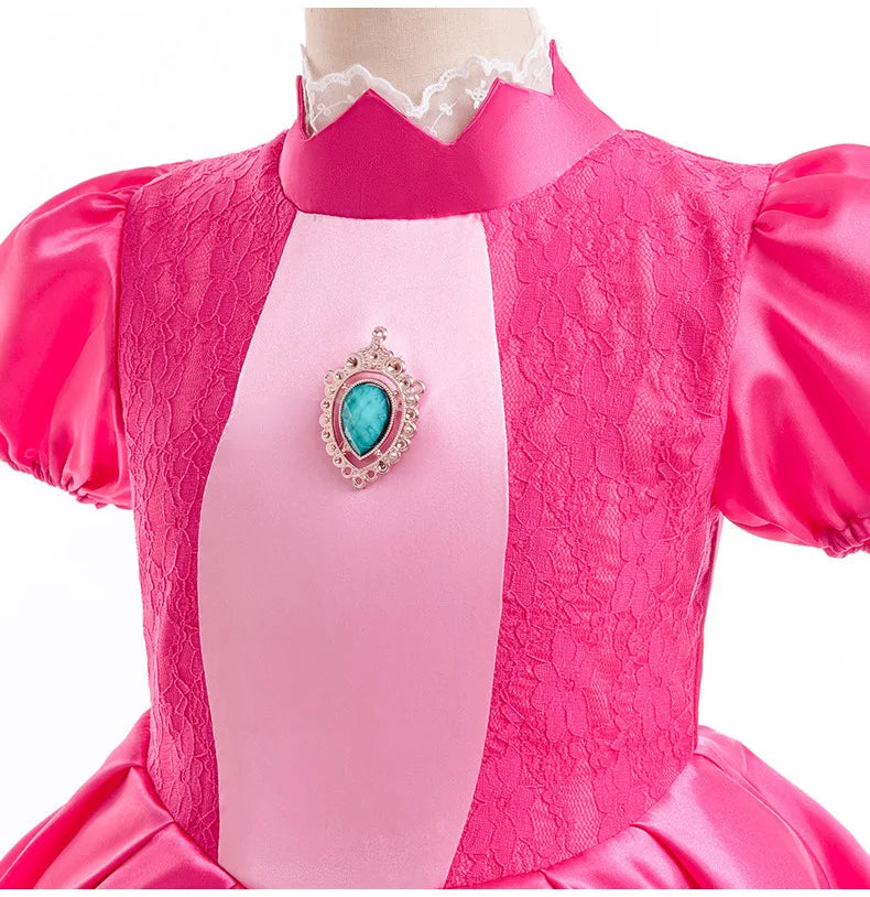 Kids’ Pink Video Game Princess Halloween Costume