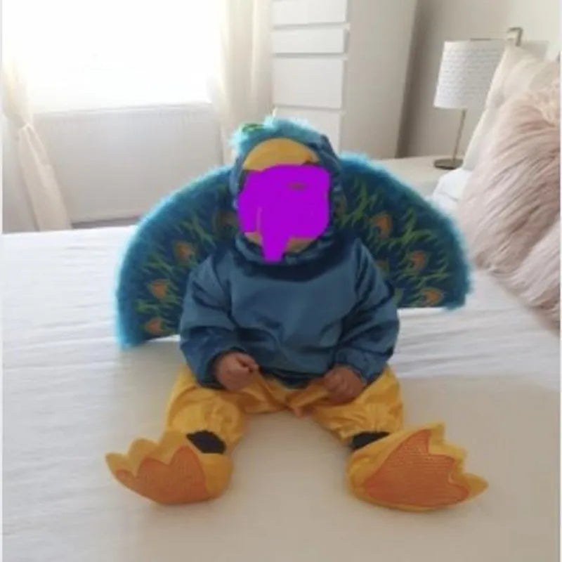 Baby Boys Girls Halloween Dinosaur Costume Romper Kids Clothing Set Toddler Co-splay Triceratops - product image 3