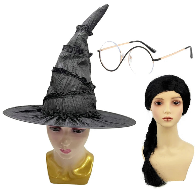 Girl Costume Fantasy Wicked Witch Cosplay Disguise Costume Accessories Set For Halloween Carnival Kids Adult - product image 1