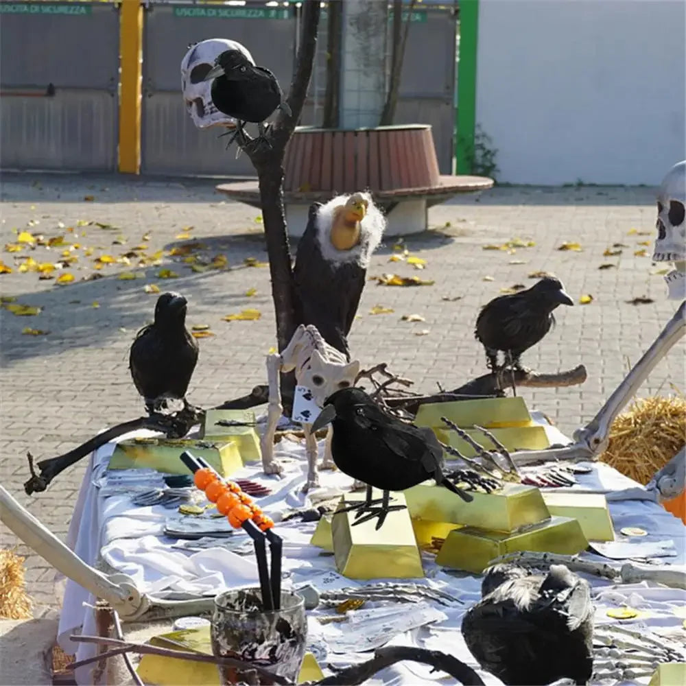Decoracion Simulation Black Crow Raven Halloween Costume - product image 6