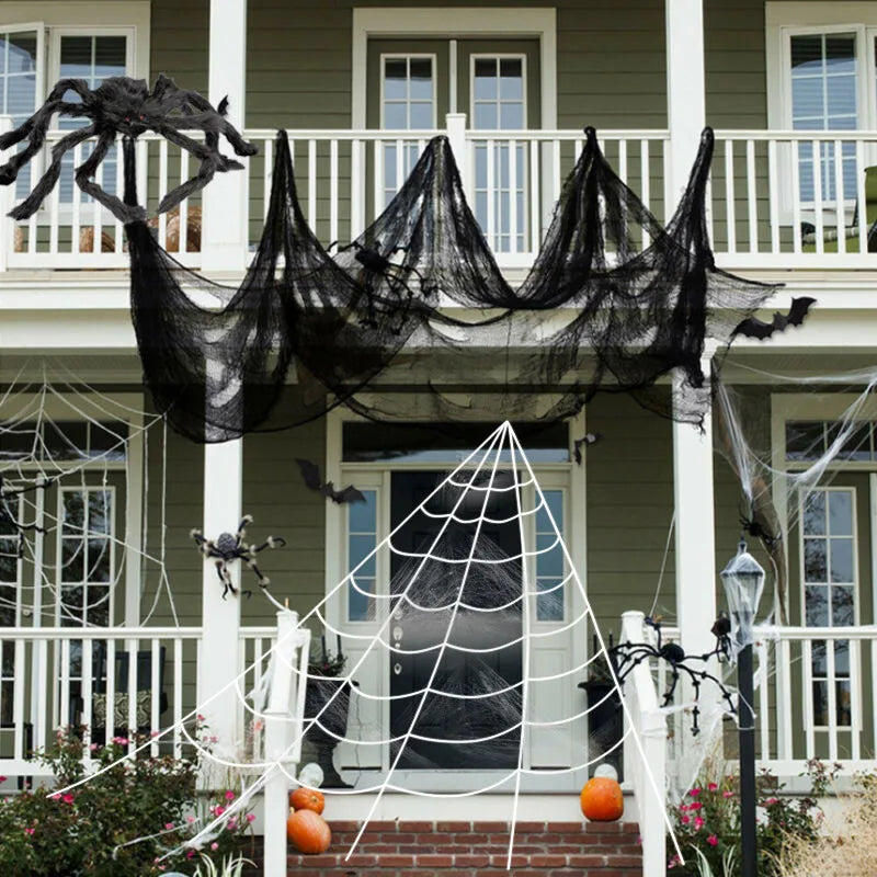 183x76cm Halloween Gauze Decoration Super Size Creepy Cloth Halloween - product image 2