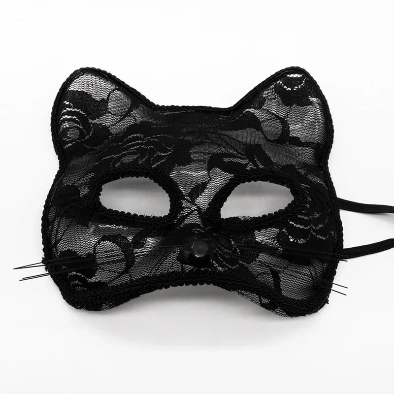 Women’s Lace Cat & Animal Masquerade Mask