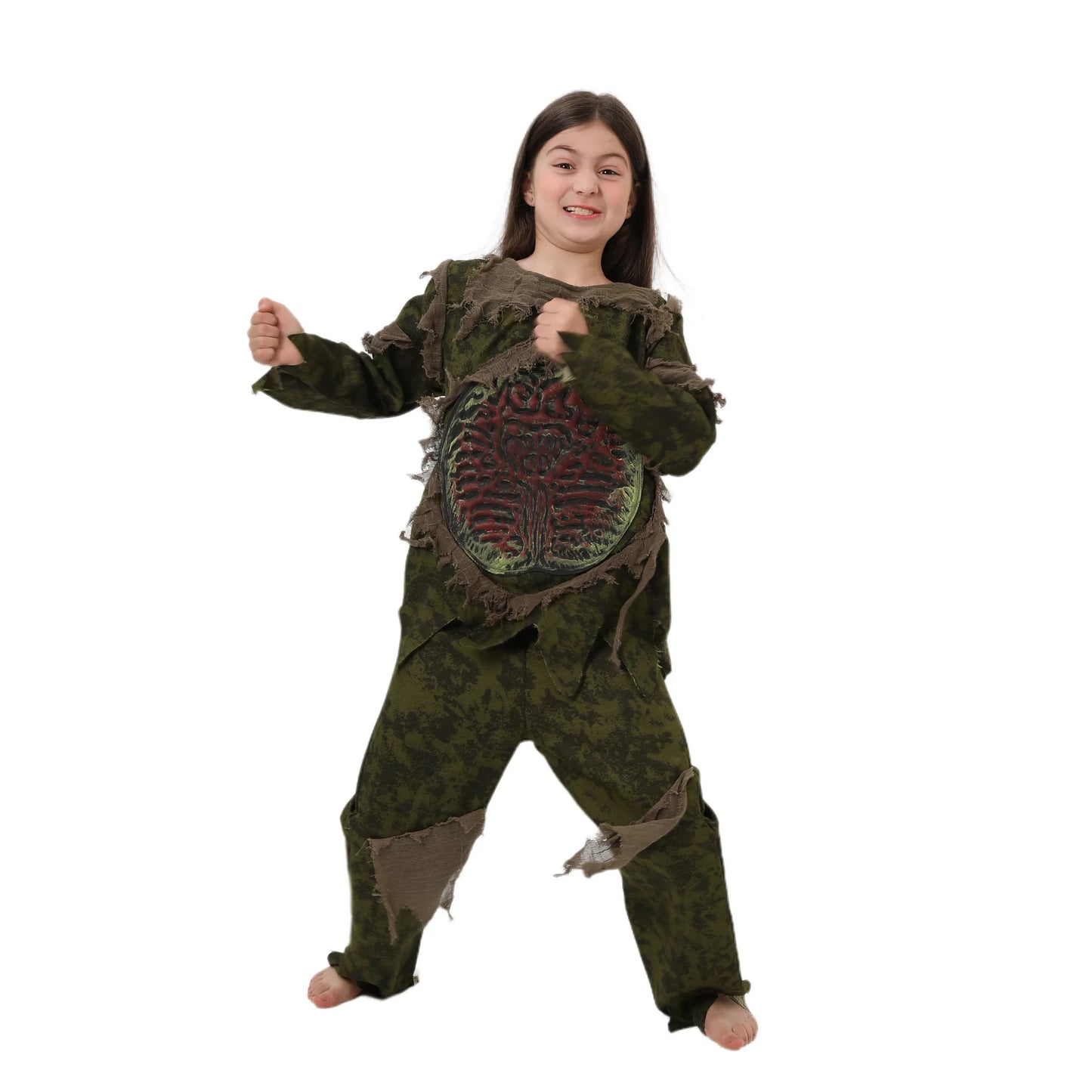 Kids' Anime Horror Style Funny Garment Zombie Costume - alternate view 4