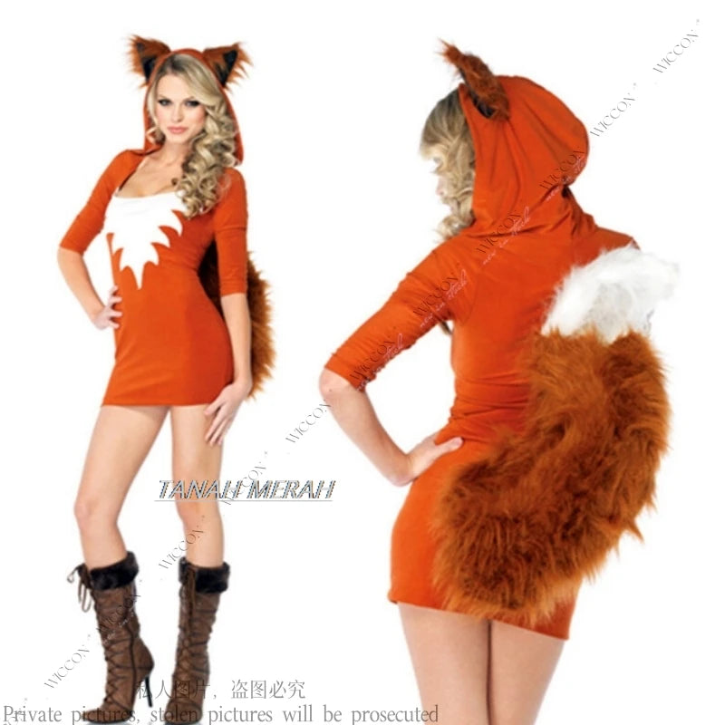Halloween Party Frog Penguin Panda Cat Fox Monster Dinosaur Pirate Cosplay Costume Jumpsuit Woman Man Party Role Play Bunny Girl