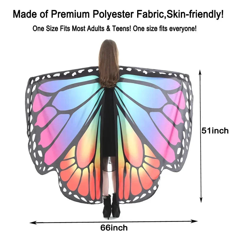 anime Butterfly Wings for children Women Costume Adult Costume Woman Cape Butterfly