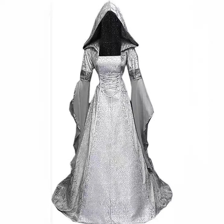 Witch Devil Halloween Costume for Women - Hooded
