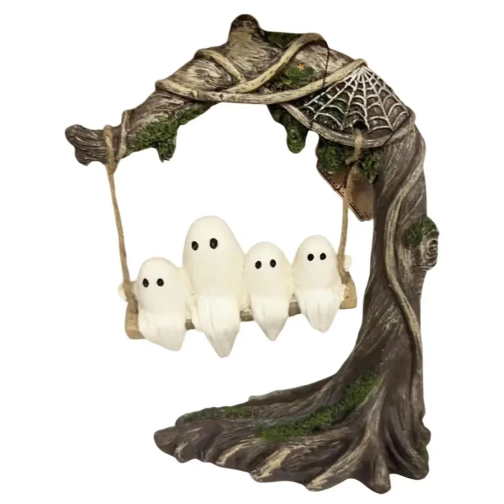 Halloween Themed Halloween Swing Ghost Ornament Handicraft Model Spooky - product image 8