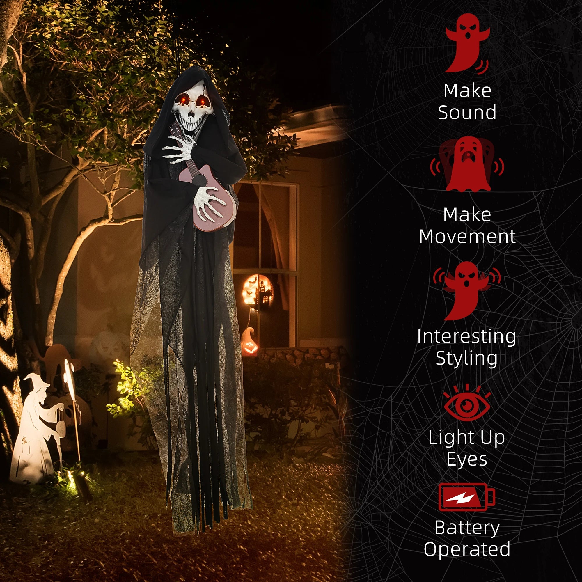 Grim Reaper Halloween Animatronic - product image 6