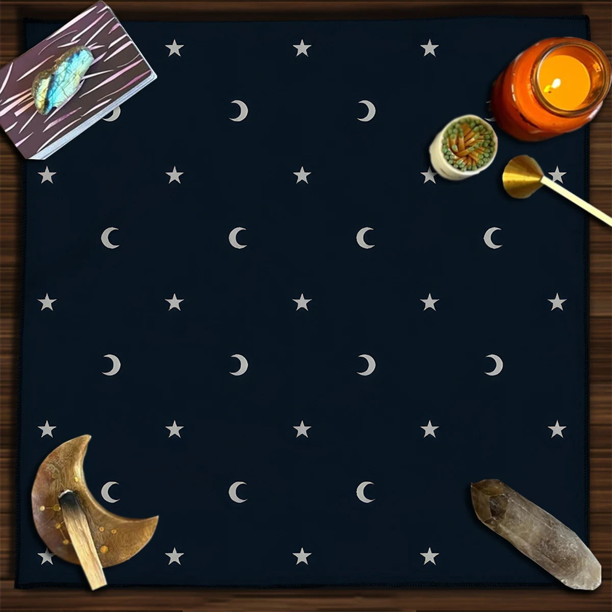 Sun & Moon Celestial Tarot Altar Cloth