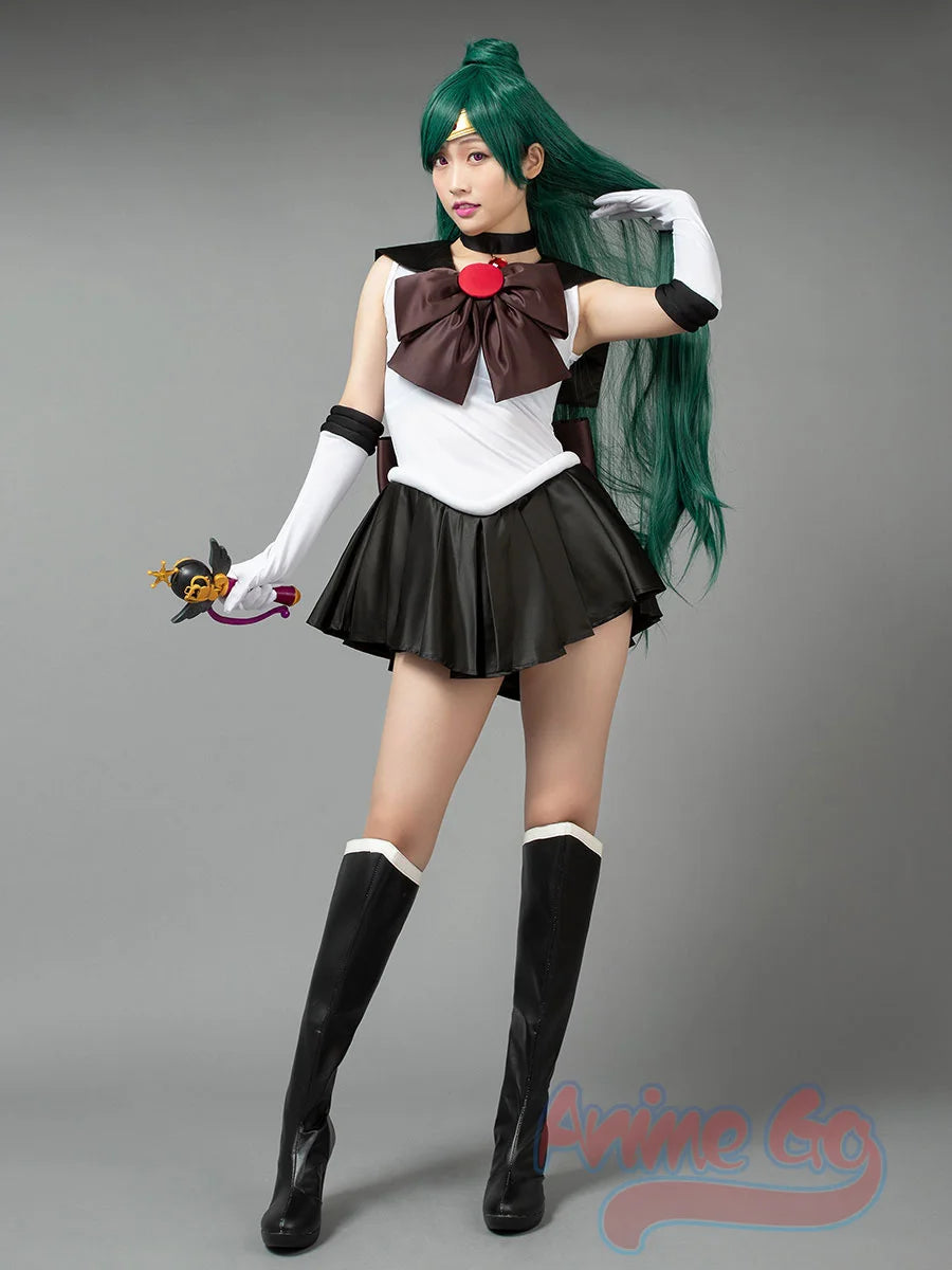 Sailor Pluto Cosplay Costume for Women | Anime Dress & Wig Options